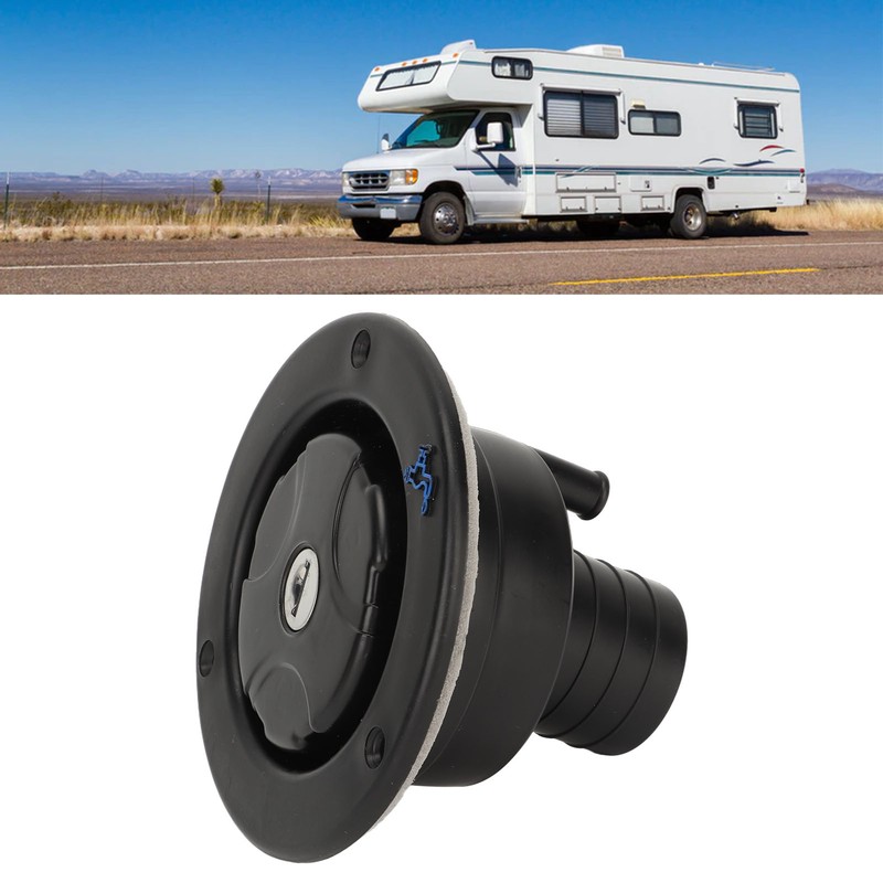 Round Water Inlet with Lock Camper Water Inlet Hatch Gravity