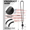LIUGX 2 Pack Retractable Lanyards for ID Badges, Heavy DutyBreakaway