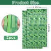 ADARRO 2 Pack Pixel Foil Curtain Backdrop 3.2x6.6 ft, Green