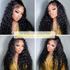 SupWig Deep Wave Human Hair Wig, 13x4 HD Lace Front