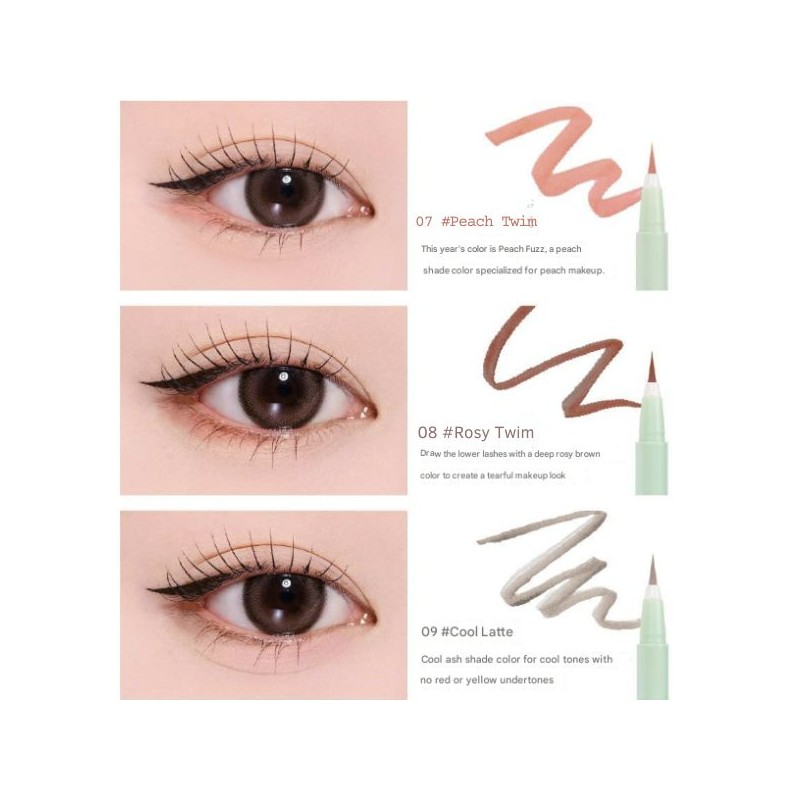MERRY MONDE Super Twim Pen Eyeliner 0.5g, Color:07 Peach Twim