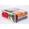 Vinylpac Set of 10 Clear Vinyl Zippered Storage Bags 22