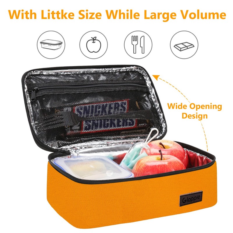 Gloppie Lunch Bag Cooler Bag Small Insulated Lunch Bag with