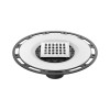 NEODRAIN 4x4 Inch Square Floor Drain Stainless Steel with ABS