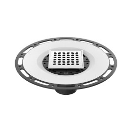NEODRAIN 4x4 Inch Square Floor Drain Stainless Steel with ABS Base US Standard Supports DropshippingMaterial: Stainless Steel, Color: Silver