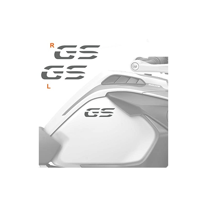 BLACK DOVES GRAPHICS 2pcs Stickers Compatible with Motorrad Tank Sides