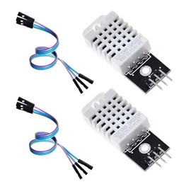 2-Pack Replacement Sensors for DHT22/AM2302 Digital Temperature and Humidity Sensor Modules, Fit for SHT11 and SHT15, Ideal for Arduino Electronic Practice and DIY