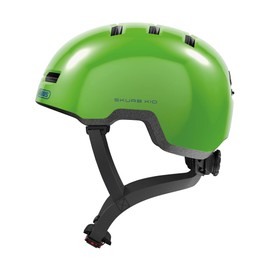 ABUS children's helmet Skurb Kid - robust bike helmet in skate style with room for a ponytail and various designs - for girls and boys - green, size S