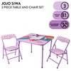 Idea Nuova Jojo Nickelodeon Siwa 3Piece Table Set with 2