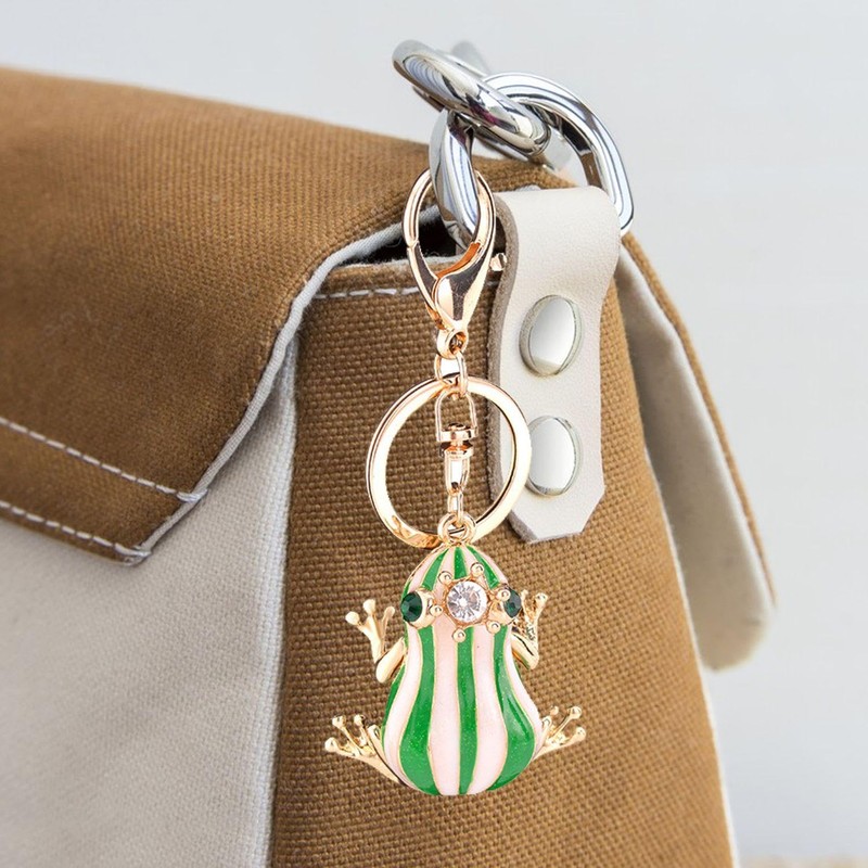 1 Piece Frog Keychain, Creative Keychain, Fashion Bag Charm, Interesting