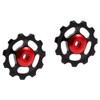 1 Pair Front Derailleur Pulley, Aluminium Alloy 11T CNC Wheel