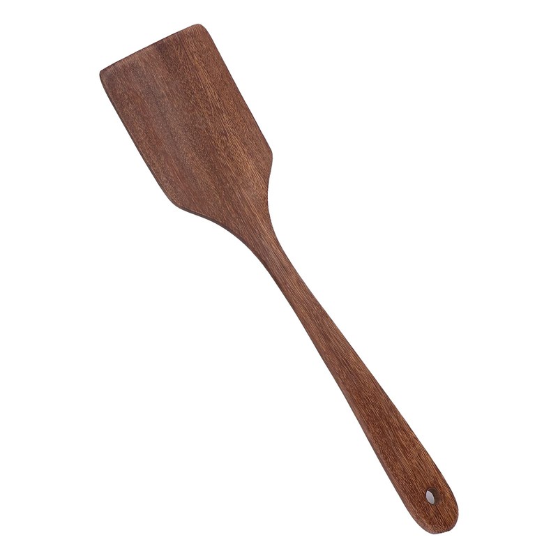 Cooking Spatula, Wooden Spoon Exquisite Workmanship Easy to Maintain with