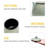 TOPTIER Tea Kettle for Stove Top, Cast Iron Teapot Stovetop