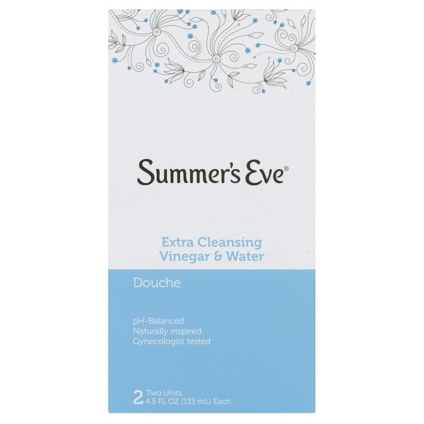 Summer's Eve Extra Cleansing Vinegar & Water Douche 2 Each (Pack of 4)