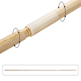 GJD Teepee Pole and Stabilizer Kit, Teepee Replacement Pole Natural Pine Wood, Anti-Collapse Teepee Stabilizer, Teepee Tent Replacement Pole Replacement Wood Pole for Teepee Tent