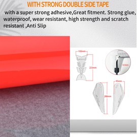 Midimttop Motorcycle Side Fuel Tank pad Traction Pad Gas Knee Grip Protective Sticker Tankpad Protector fit for Ka&wa&sa&ki NINJA500/Z500 NINJA 500/Z 500 2024 2025 (Green)