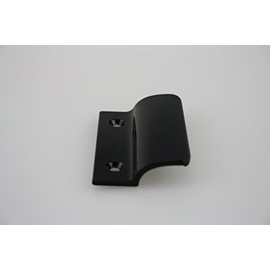 Balkontürgriff Ziehgriff Terrassentürgriff aus Metall - diverse Farben - Länge 62 mm (schwarz)