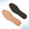 Healeved 1 Pair latex insole leather breathable insole absorbing insoles