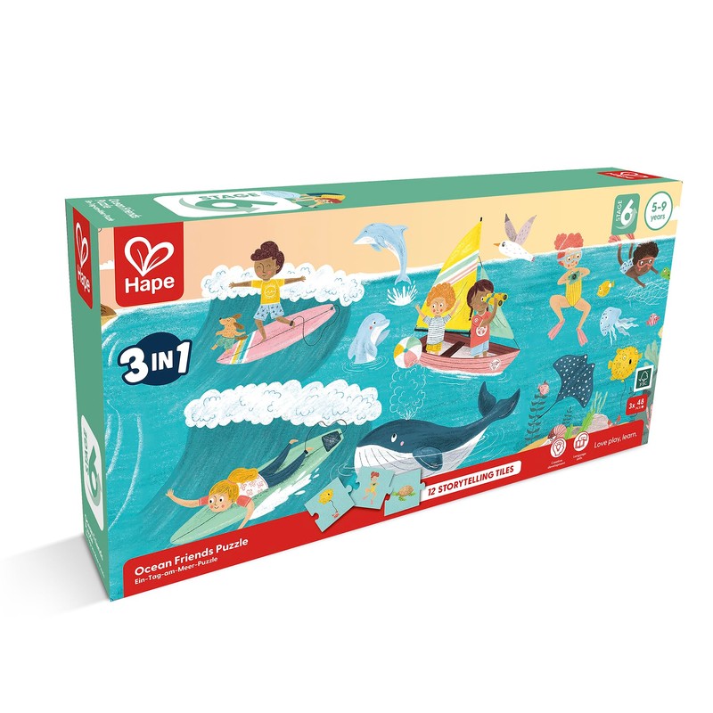 Hape Beach Puzzles for Kids 5Y+