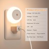 genkigold 2Pcs Plug-in Night Light with Dusk to Dawn Sensor