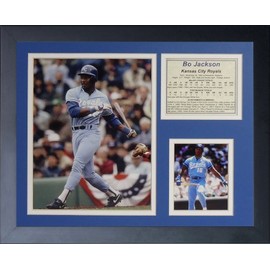 Legends Never Die "Bo Jackson Kansas City Royals Framed Photo Collage, 11 x 14-Inch, (11137U)