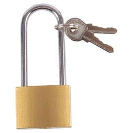 Blackspur - Iron Long Shackle Padlock - 4cm - Brass