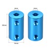 sourcing map 2 Pieces 4 mm to 4 mm Bore