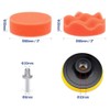 25Pcs Polishing Pads Sponge and Polishing Waxing Buffing Pads Kits,