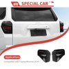 amayum Smoked Black Tail Light Lamp Cover Rear Light Trim