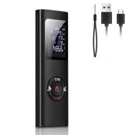 Laser Measure, Laser Distance Meter 30m/98ft, IPSXP Portable Digital Measure with Backlight, Rechargable Laser Measure for Volume/Area/Pythagorean