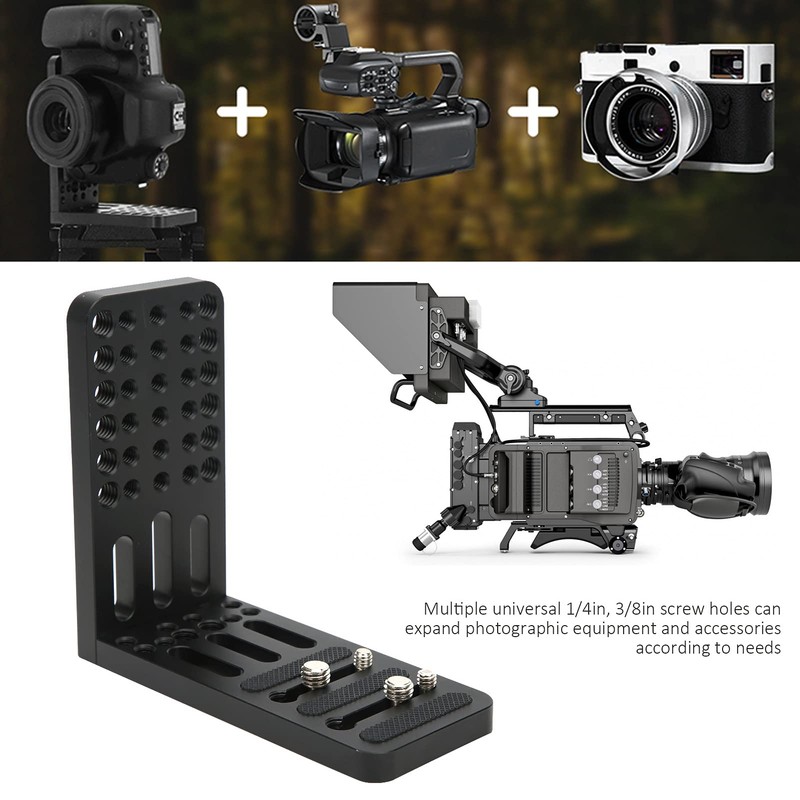 L-Shaped Quick Release Plate, Aluminum Alloy L Shape Bracket Plate