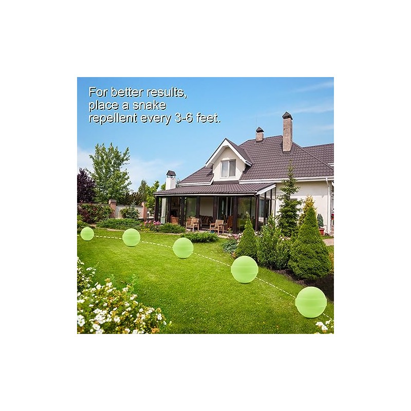 12 Pack Snake Repellent for Yard,Snake Away Repellent Outdoors,Moth Balls