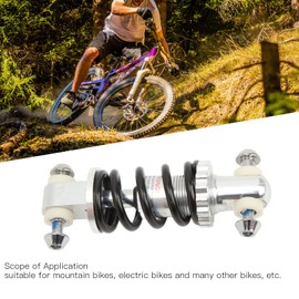 Hapivida Bicycle Rear Shock Absorber, Heavy Duty Mountain Bike Rear Suspension Shock Absorber Struts Coil Spring Absorber Adjustable Spring Damper for Mountain Bikes Electric Bikes