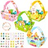 Pack of 12 Easter baskets, crafts for children for Easter,