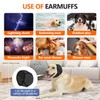 ETIAL Waterproof Dog Ear Muffs, Anti-Slip Ear Covers for Small