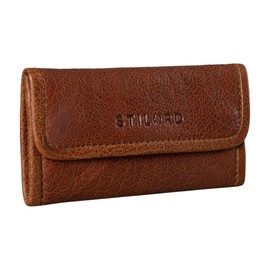 STILORD 'Bill' Pouch Leather Vintage Bag Case Unisex for Men Women Antique Leather Accessory Genuine Leather, Colour:maraska - Brown