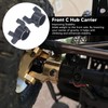 2PCS Front C Hub Carrier Brass Solid Construction Steering Knuckle