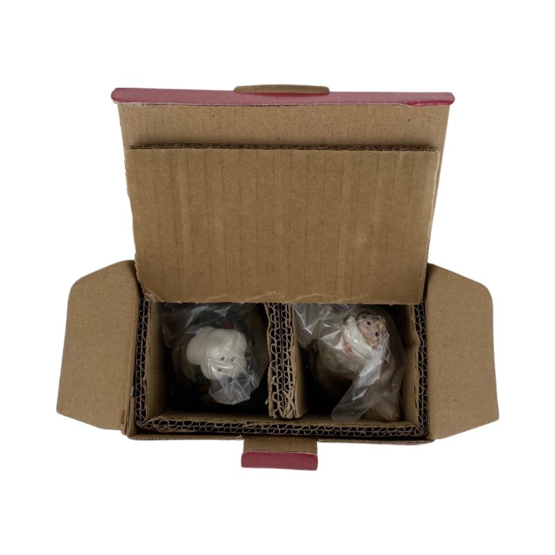 Fitz & Floyd Snowy Woods Salt & Pepper Set -