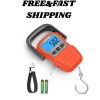 HEETA Fish Scale with Backlit LCD Display, Up to 110lb/50kg
