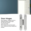 Door Hinges Adjustable 180 Degrees Opening Angle 3D Folding Door