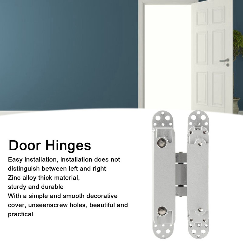 Door Hinges Adjustable 180 Degrees Opening Angle 3D Folding Door