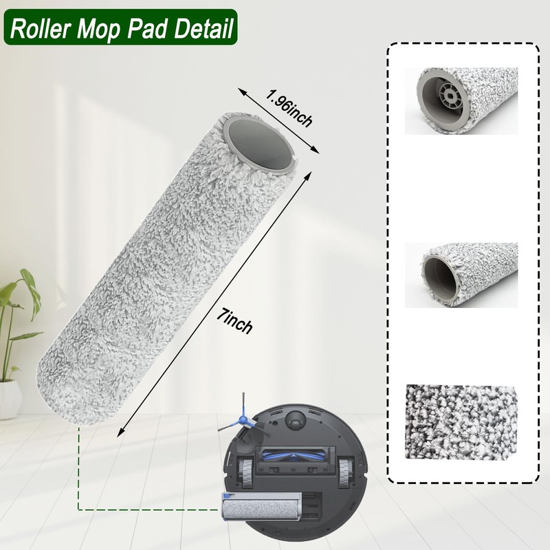 20 Pcs Accessories for Ecovacs Deebot X8 Pro Omni Robot