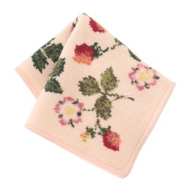 WEDGWOOD 000468-0001-01 Wedgwood Chenille Handkerchief, Wild Strawberry (Pink), Women's, Chenille, Approx. 9.8 inches (25 cm)