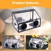 Fully Enclosed Dust Box,220V Electric Dust Hood Enclosed,Acrylic Grinding Table