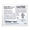 Wattstopper Elcu-200 Emergency Lighting Cnotrol Unit Power Pack -White