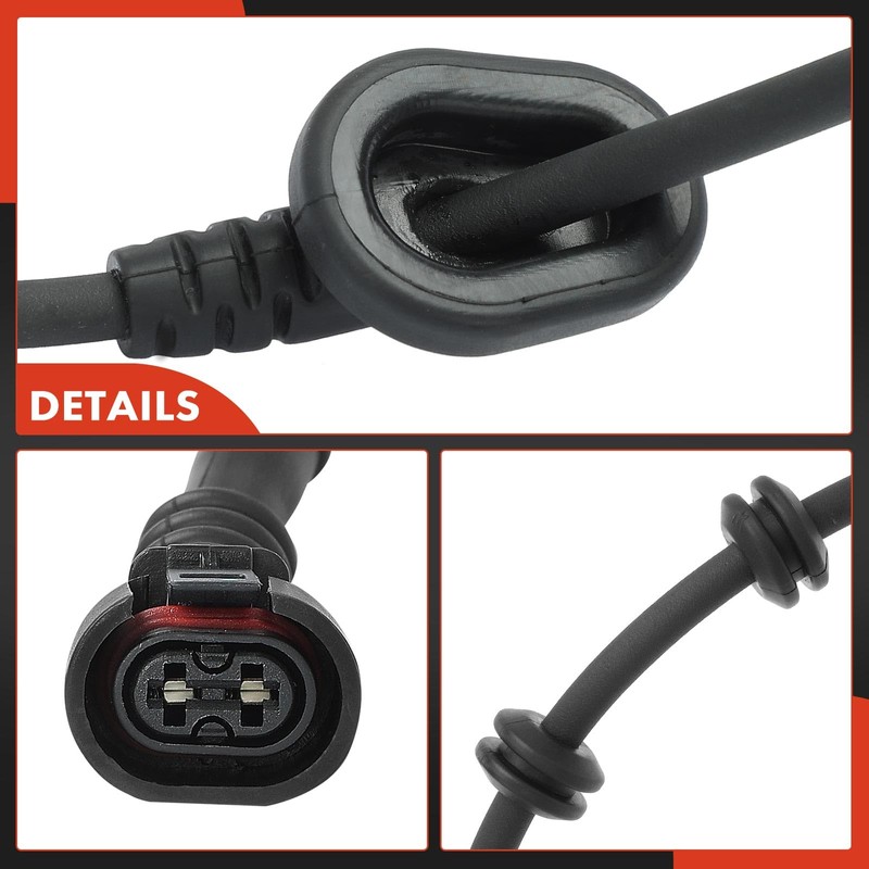 A-Premium Wire Harness for Front ABS Wheel Speed Sensor Compatible