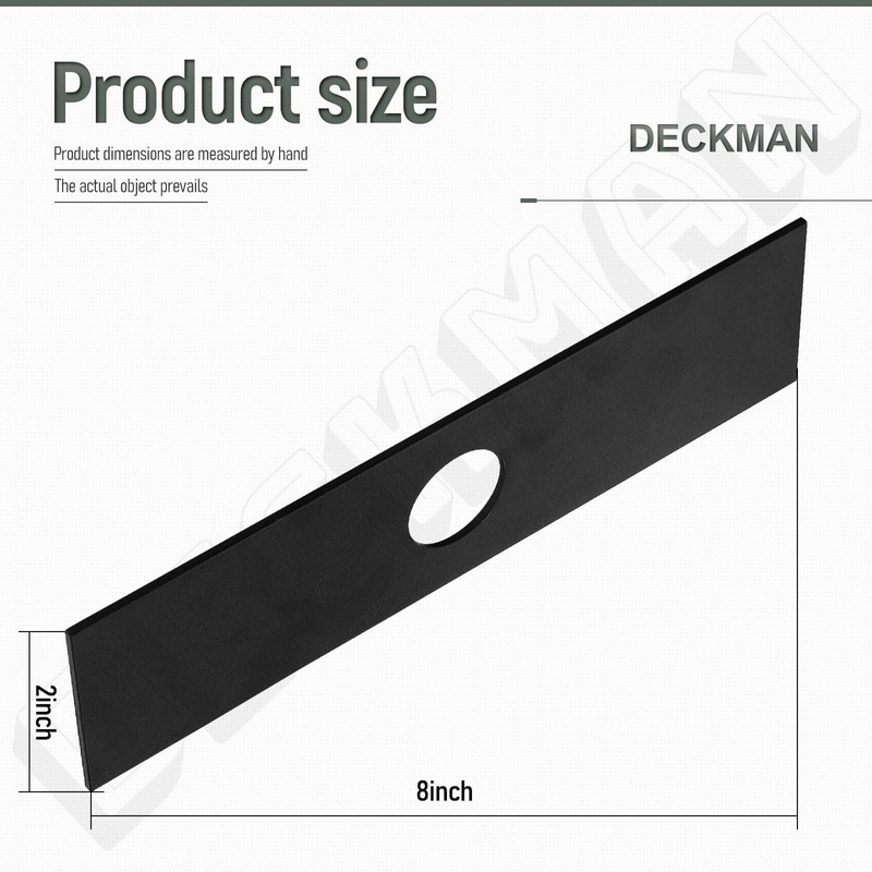 2 Pack 8-in Edger Blade Compatible with Kobalt 80-Volt Max