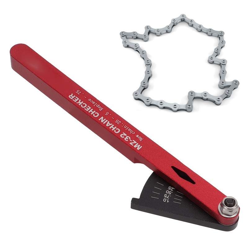 Bicycle Chain Wear Indicator Aluminum Chain Checker Multifunctional Bike Chain