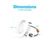 Sunco 4 Pack LED Recessed Lighting 4 Inch, 2700K Soft