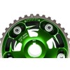 VMS RACING Adjustable Fang CAM GEAR in GREEN Anodized Machined